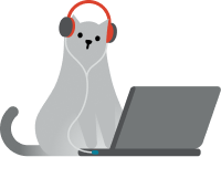 A hard working cat or a hardly working cat?